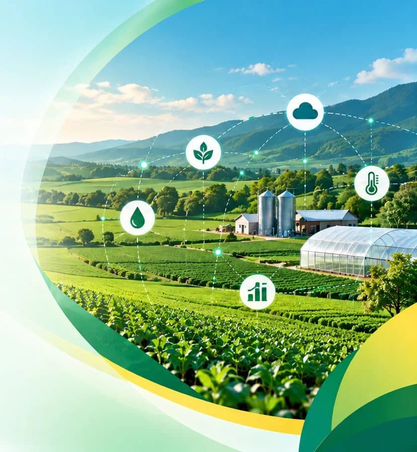 Philippine farmland with connected sensors